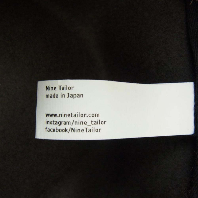 ナイン テーラー MADE IN JAPAN BRENTA CAP ウール ラビット キャップ ブラウン系【新古品】【未使用】【中古】