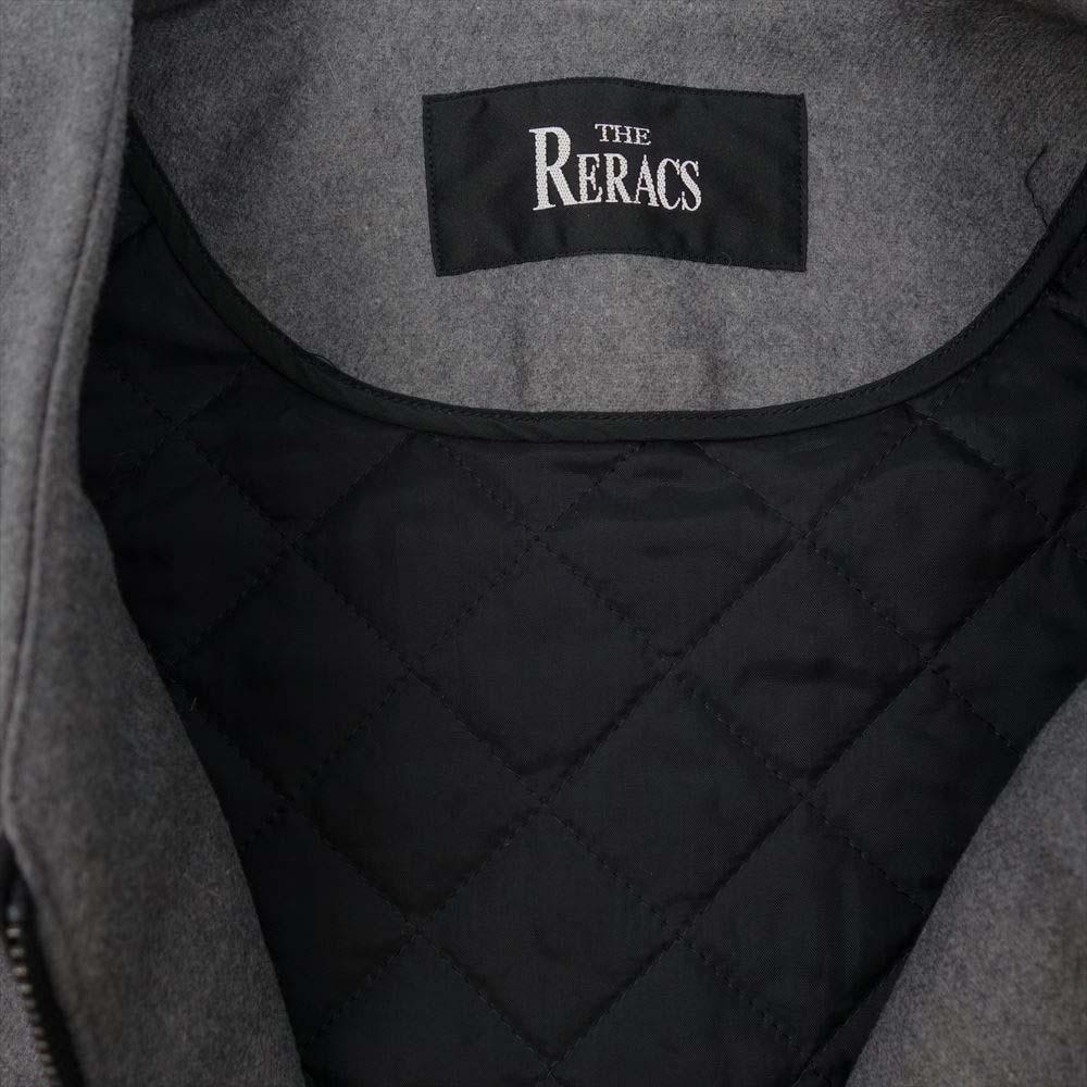 THE RERACS ザリラクス 16AW 16FW-REOP-032L ジップアップ ロング ボア ベスト グレー グレー系 38【美品】【中古】