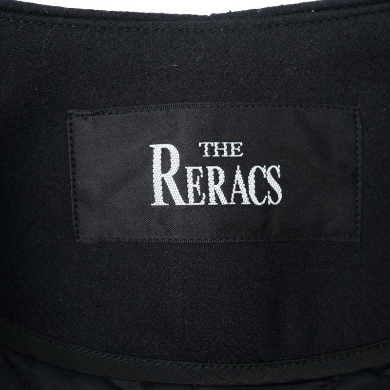 THE RERACS ザリラクス 16AW 16FW-REOP-032L ジップアップ ロング ボア ベスト ブラック ブラック系 38【美品】【中古】