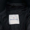 MONCLER モンクレール ヘリンボーンウール ダウン コート ダークグレー系 ブラック系【中古】