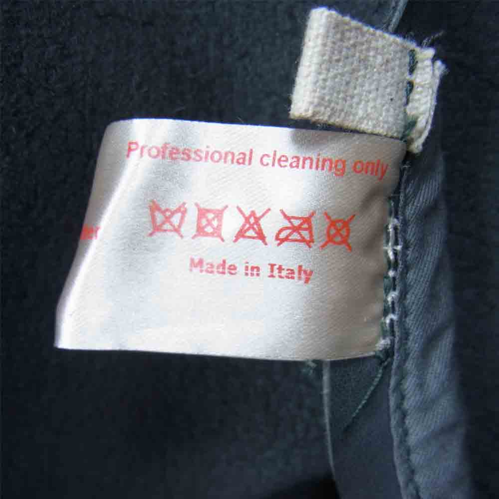 MARNI マルニ イタリア製 カーフレザー ファー 切替 ノースリーブ コクーンコート グレー系 40【中古】