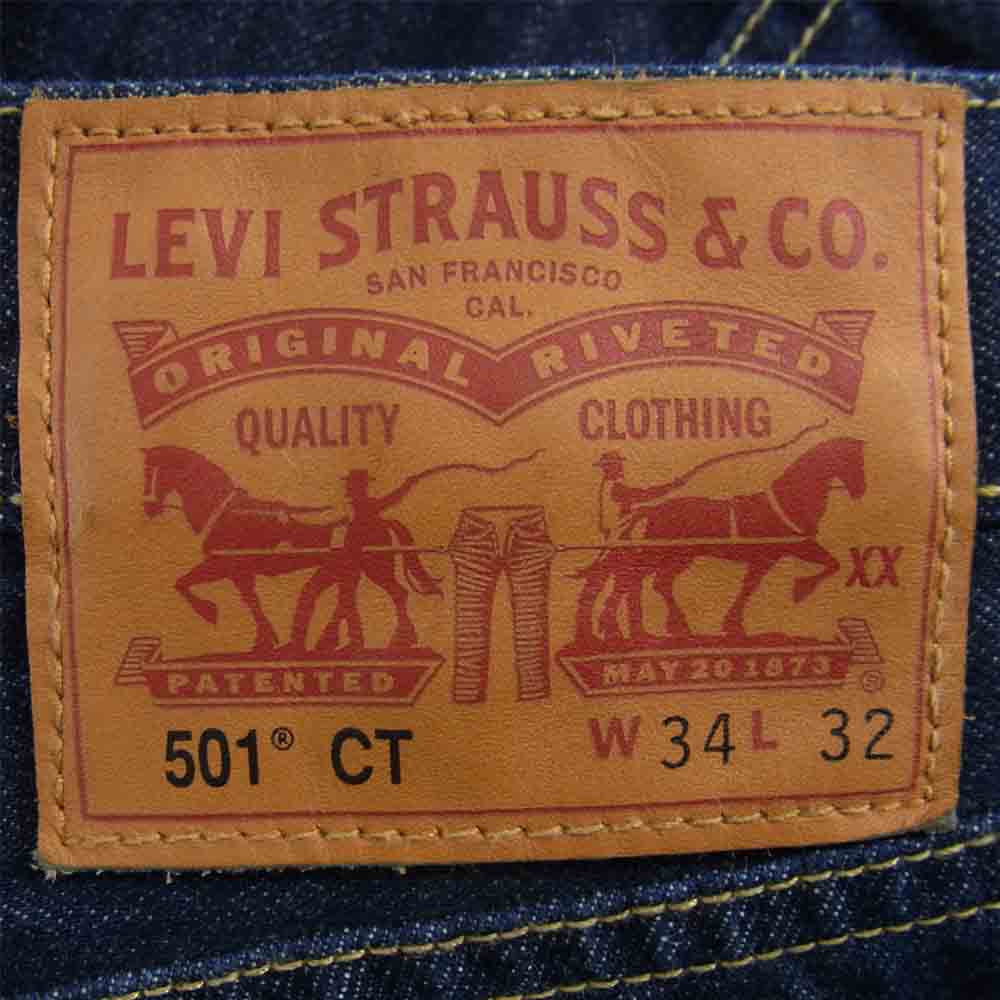 Levi's リーバイス USA製 501 CT カスタム＆テーパード ホワイトオーク工場 コーンデニム パンツ W34 インディゴブルー系 34【中古】