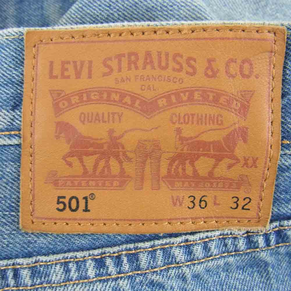 Levi's リーバイス 00501-2279 501 ホワイトオーク工場 コーンデニム パンツ W36 インディゴブルー系 36【中古】