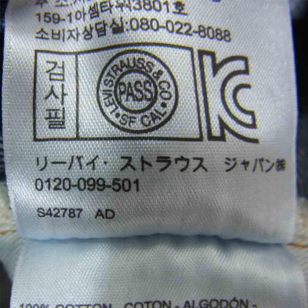 Levi's リーバイス 50155-0116 USA製 LVC 501 1955年モデル デニム パンツ インディゴブルー系 34【中古】
