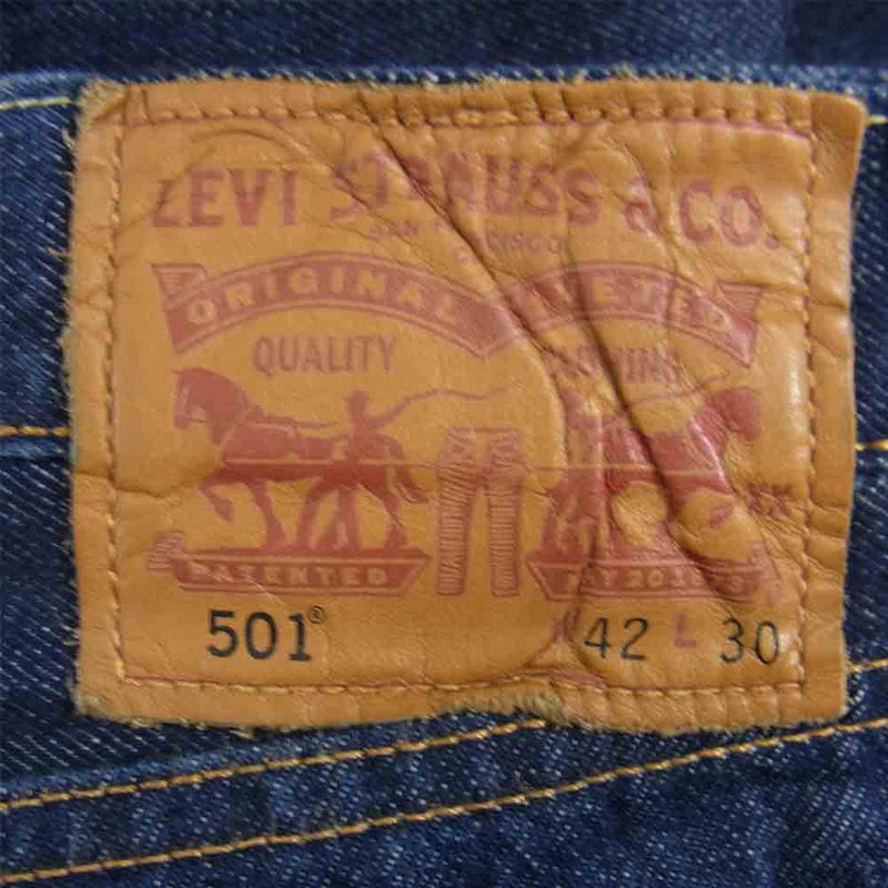 Levi's リーバイス 00501-2546 USA製 501 ホワイトオーク工場 コーンデニム パンツ W42 インディゴブルー系 42【中古】
