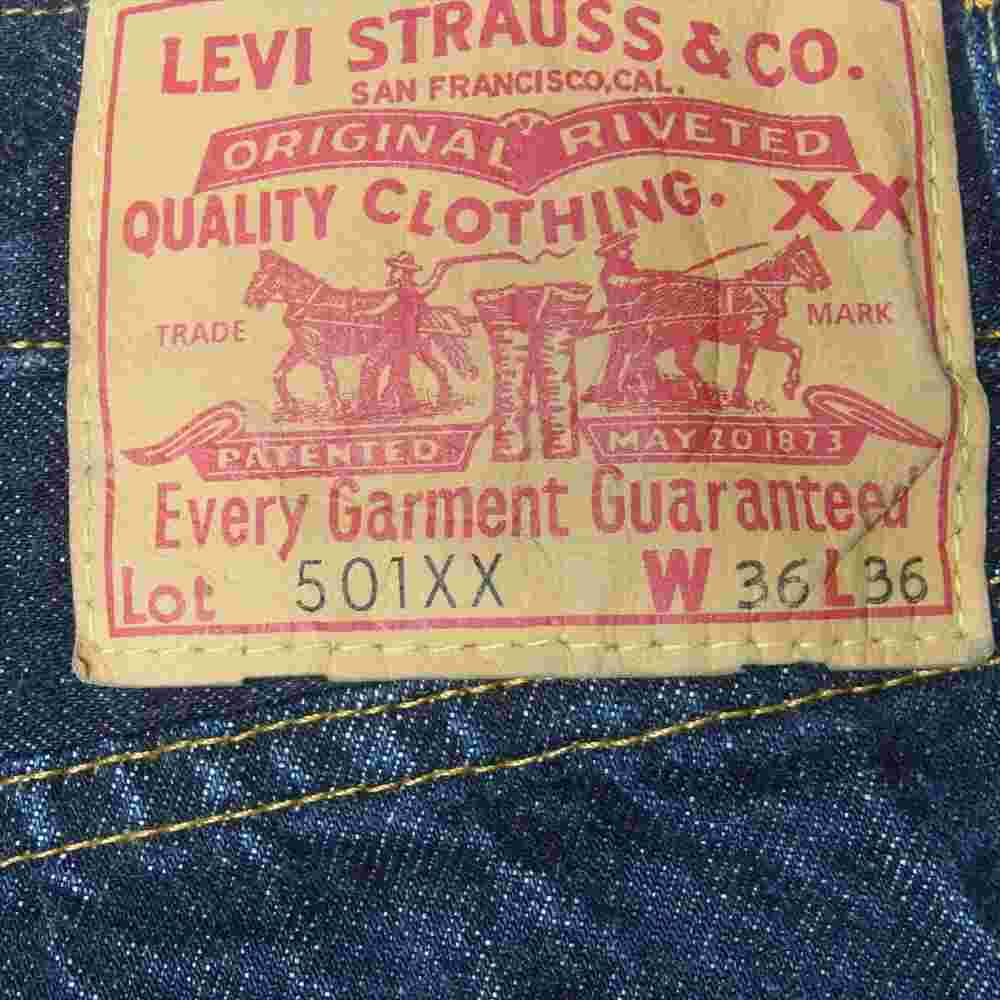 Levi's リーバイス 50155-0116 LVC 501 1955年モデル デニム パンツ アメリカ製 インディゴブルー系 W36 L36【中古】