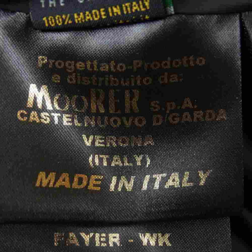 ムーレー 国内正規品 FAYER-WK パデッドベスト ダウン ベスト イタリア製 ブラック系 44【極上美品】【中古】