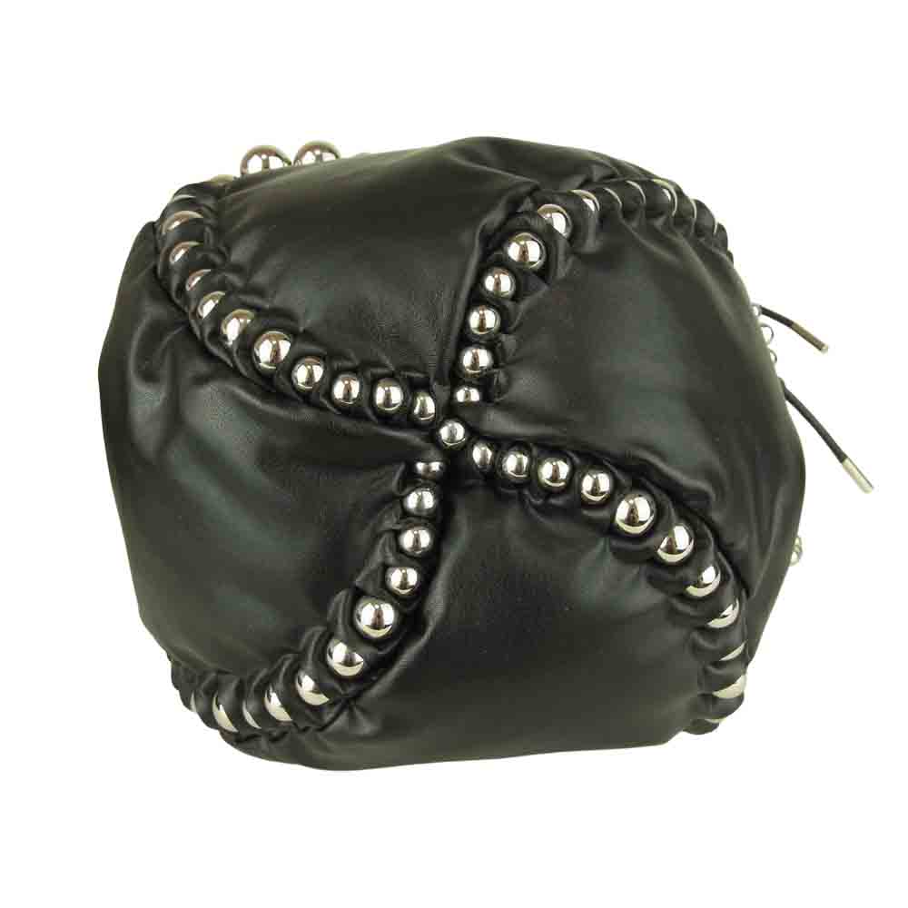 COMME des GARCONS コムデギャルソン ノワールケイニノミヤ noir kei ninomiya 3G-V010 ボールチェーン ショルダー バッグ ブラック系【美品】【中古】