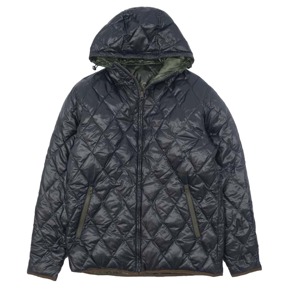 Paul Smith ポール・スミス リバーシブル キルティング ダウン ジャケット カーキ系 ネイビー系 XL【中古】