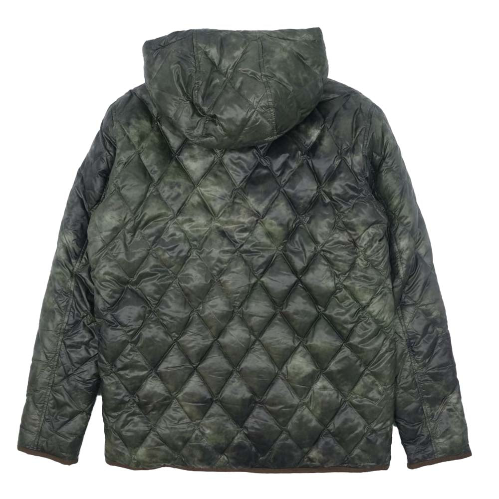 Paul Smith ポール・スミス リバーシブル キルティング ダウン ジャケット カーキ系 ネイビー系 XL【中古】