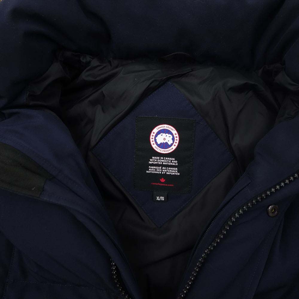CANADA GOOSE カナダグース 3808M WYNDHAM PARKA ウィンダム パーカー ネイビー系 XL【中古】