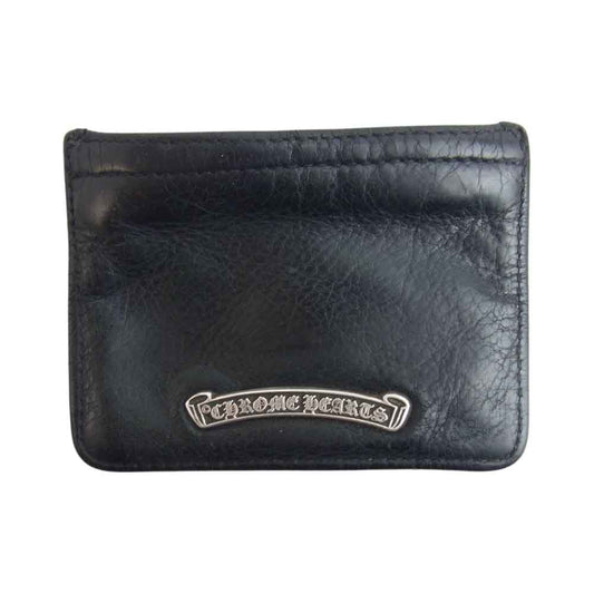 CHROME HEARTS クロムハーツ（原本無） ジッパー チェンジパース 3×4 コインケース 小銭入れ ブラック系【中古】