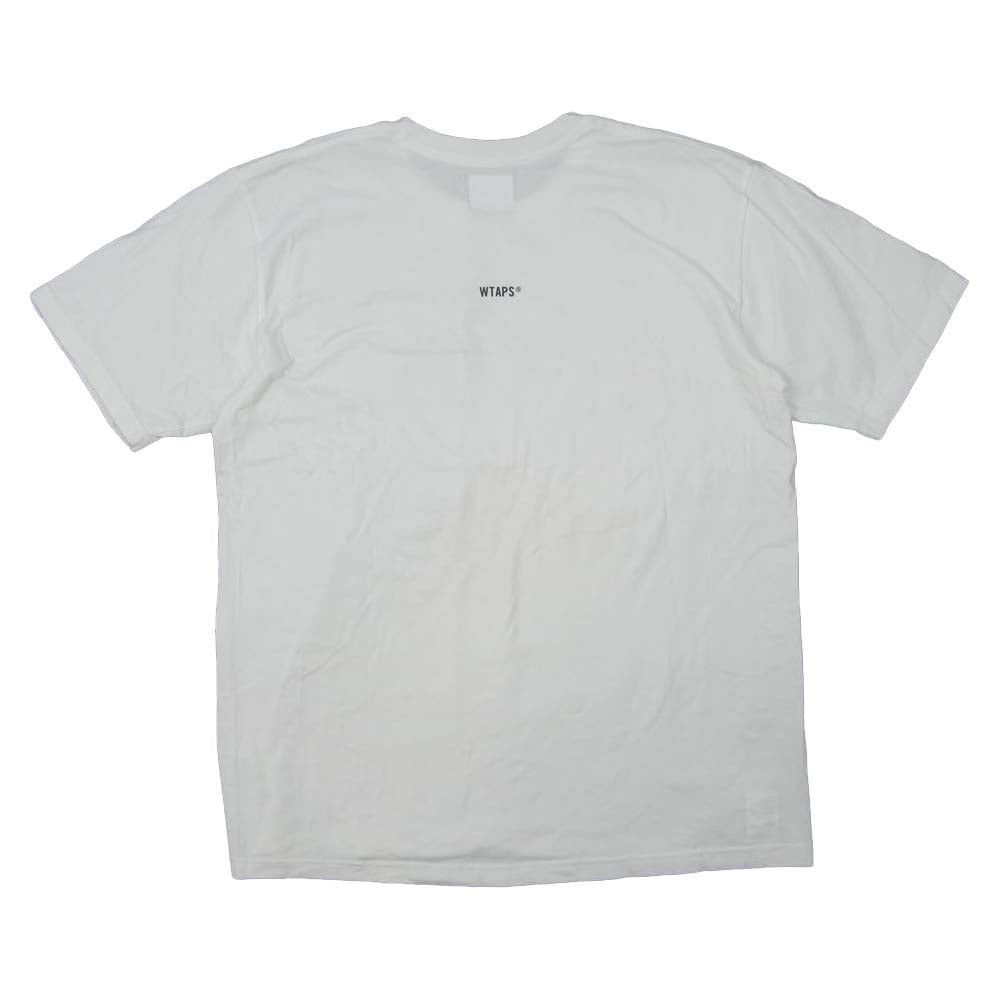 WTAPS ダブルタップス 20AW WTVUA DOT TEE SCREEN プリント Tシャツ ホワイト系 L【中古】