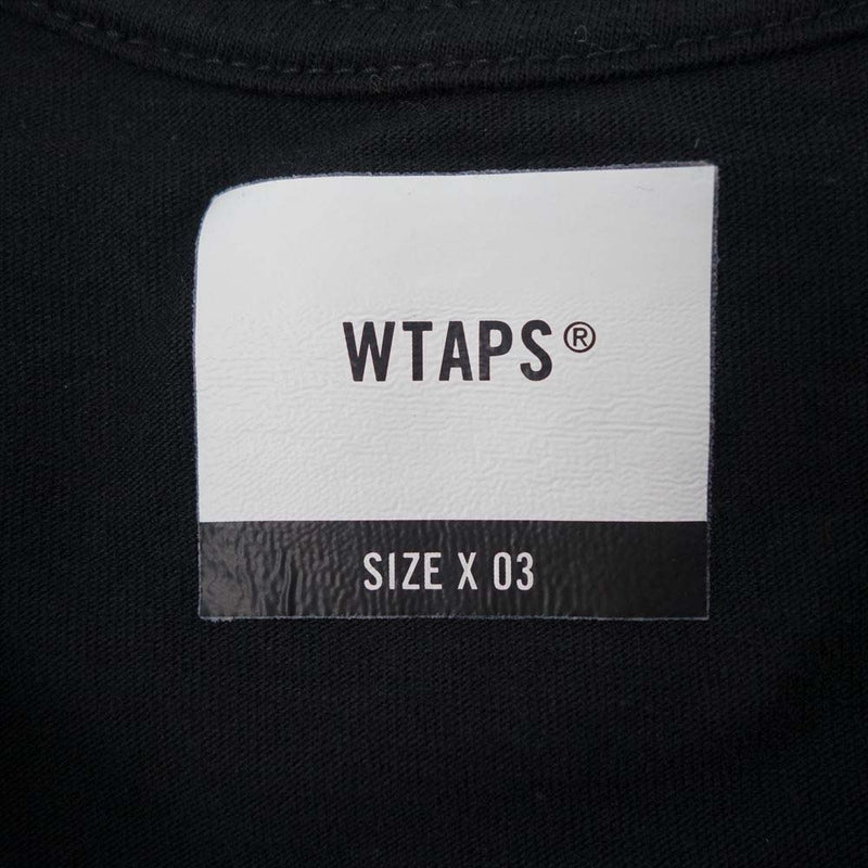 wtaps mmxx 新品 Tシャツ 黒 L 03 ダブルタップス