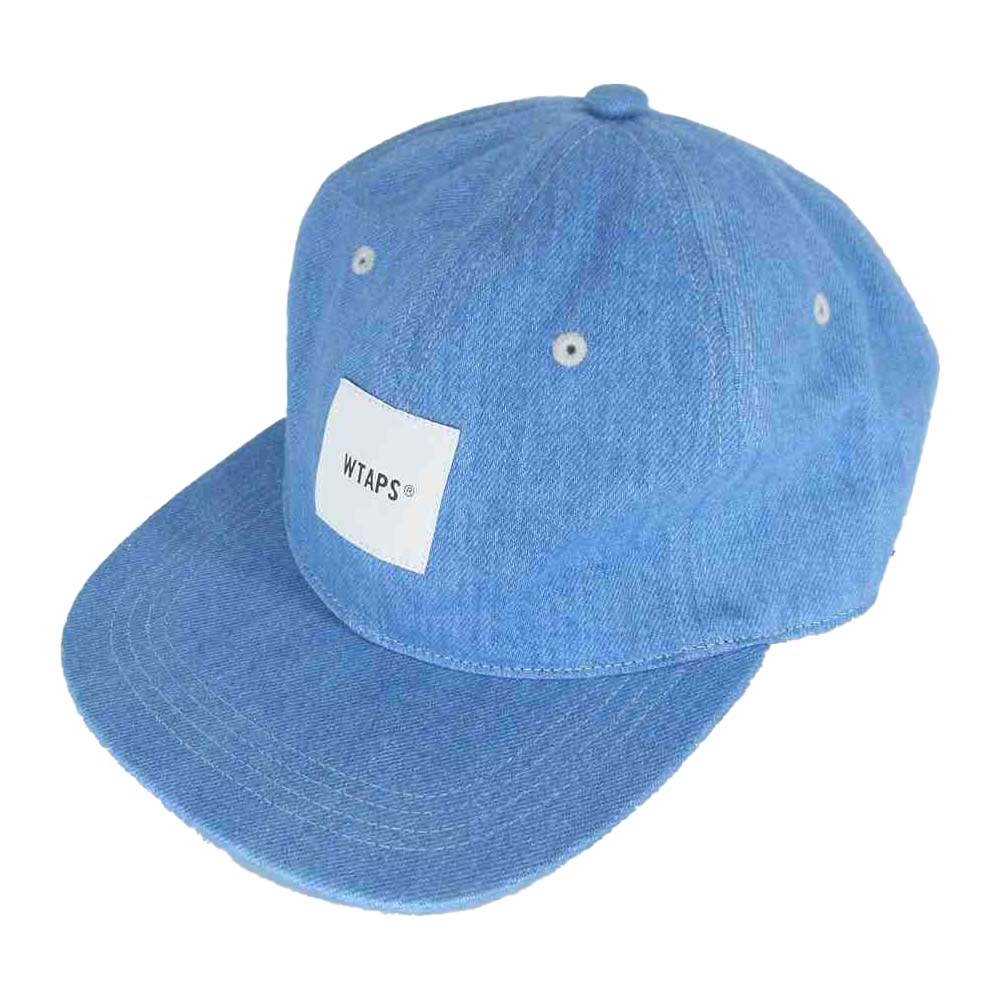 WTAPS ダブルタップス 21SS 211HCDT-HT04 T-61 01 CAP/COTTON.DENIM デニム キャップ ブルー系 F【美品】【中古】