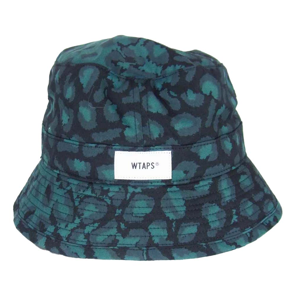 WTAPS ダブルタップス 21SS 211HCDT-HT15 Bucket 03 Hat Cotton Satin Camo バケット ハット グリーン系 L【美品】【中古】