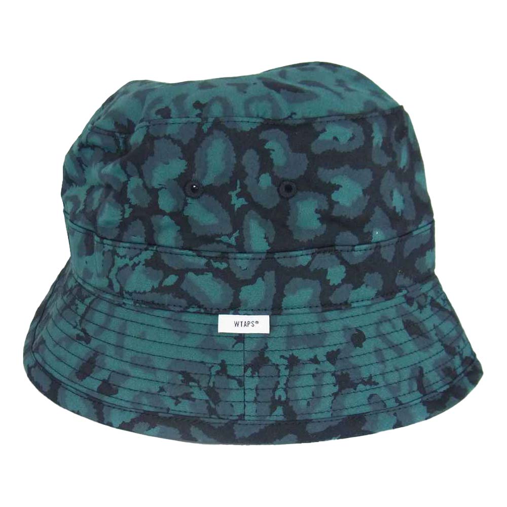 WTAPS ダブルタップス 21SS 211HCDT-HT15 Bucket 03 Hat Cotton Satin Camo バケット ハット グリーン系 L【美品】【中古】