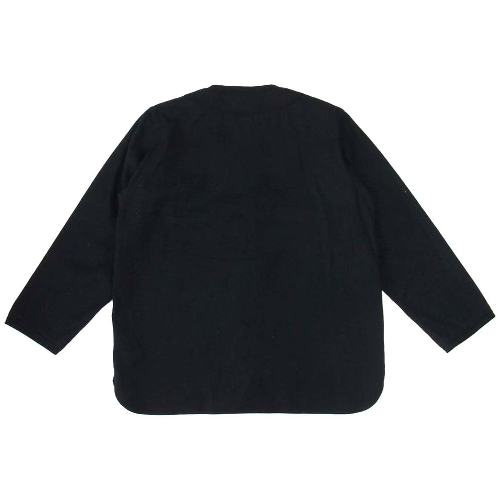 VISVIM ビズビム 17SS 117105011023 DUGOUT SHIRT L/S W/L ダグアウト ベースボール シャツ ブラック系 3【中古】