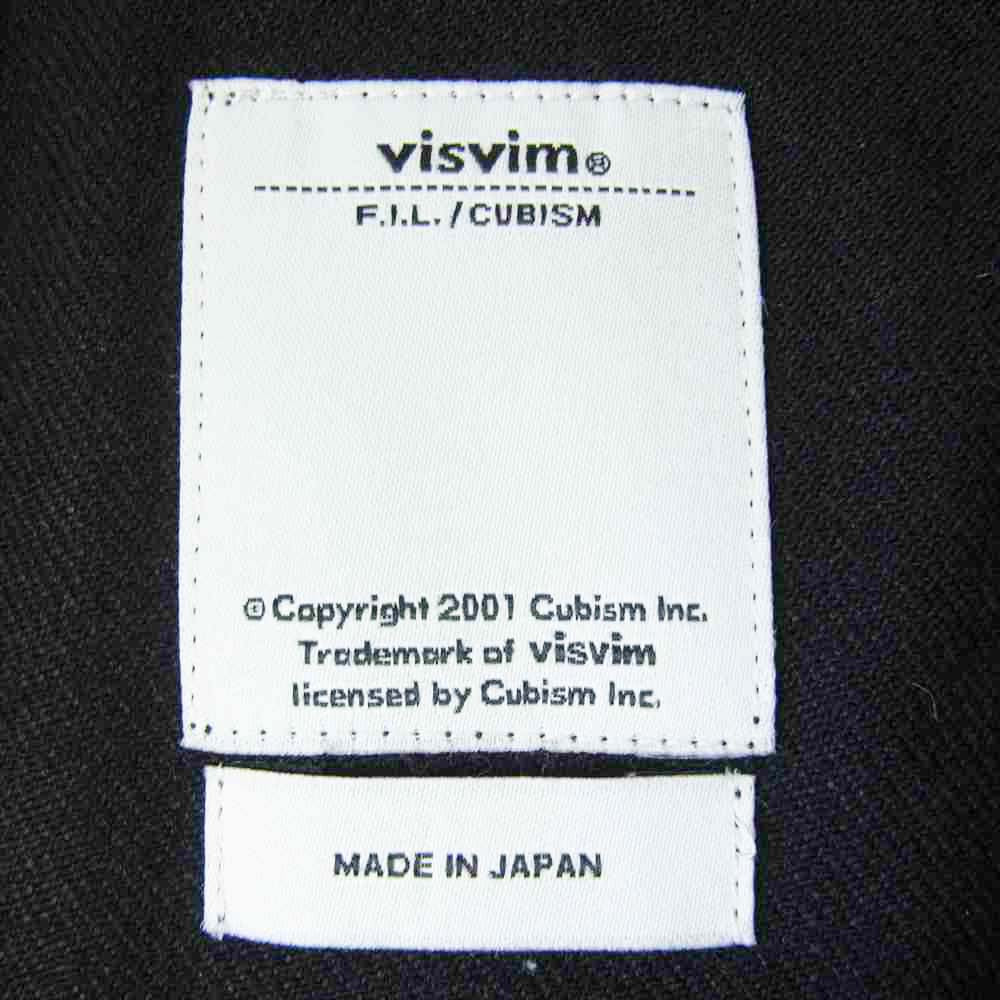 VISVIM ビズビム 17SS 117105011023 DUGOUT SHIRT L/S W/L ダグアウト ベースボール シャツ ブラック系 3【中古】