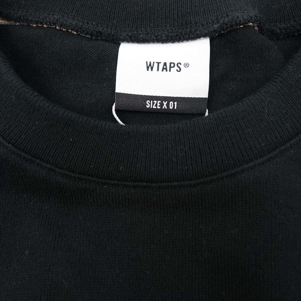 Wtaps All 01/LS/COTTON.SIGN 黒S ロンT - Tシャツ/カットソー(七分/長袖)