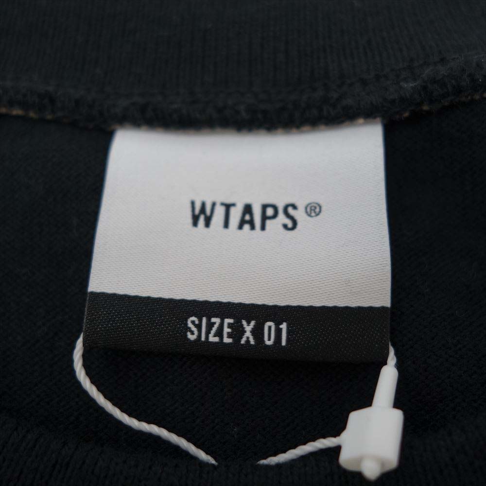 WTAPS ダブルタップス 20ss 201ATDT-CSM27 VATOS LS TEE.COTTON ボーダー ロングスリーブ Tシャツ S【美品】【中古】