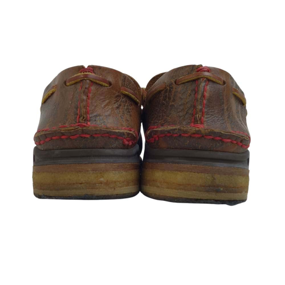 VISVIM ビズビム CANOE MOC-FOLK カヌー モック モカシン ブラウン系 US9.5【中古】