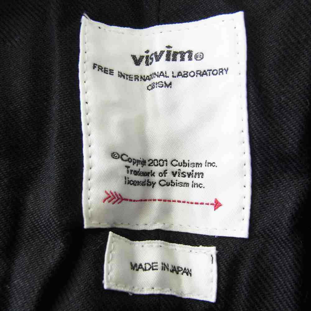 VISVIM ビズビム 119105008007 CAMUS BRACESPANTS サスペンダー パンツ ブラック系 3【中古】