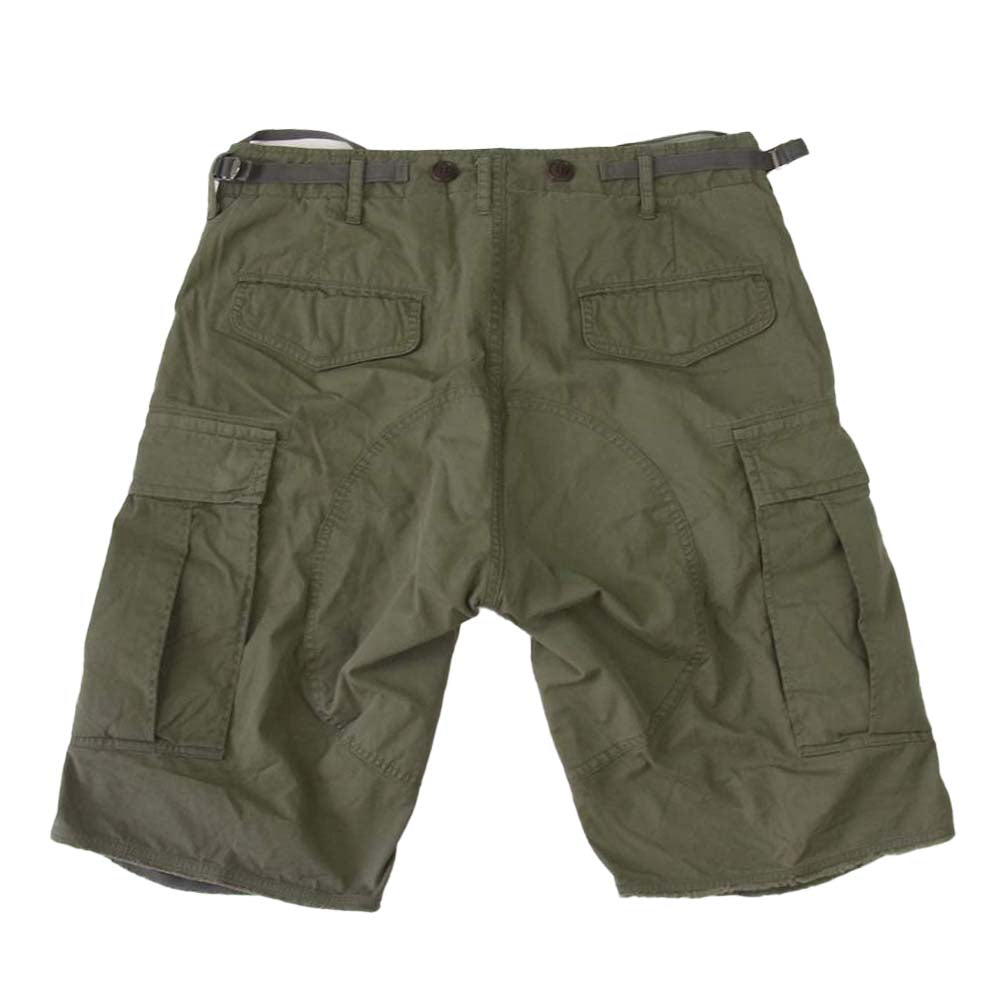 VISVIM ビズビム 118105008014 EIGER SANCTION SHORTS GIZA C/NY アイガーサンクション カーゴ ミリタリー ショーツ カーキ系 2【中古】