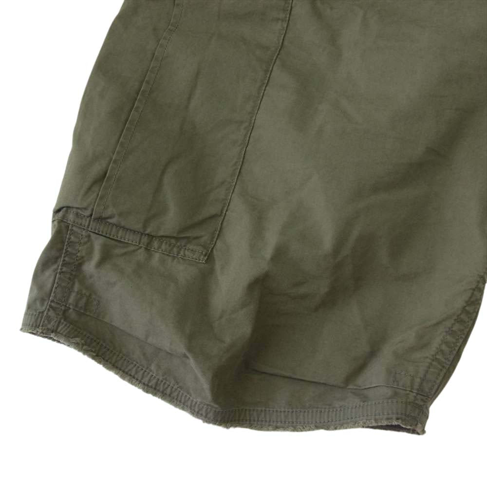 VISVIM ビズビム 118105008014 EIGER SANCTION SHORTS GIZA C/NY アイガーサンクション カーゴ ミリタリー ショーツ カーキ系 2【中古】