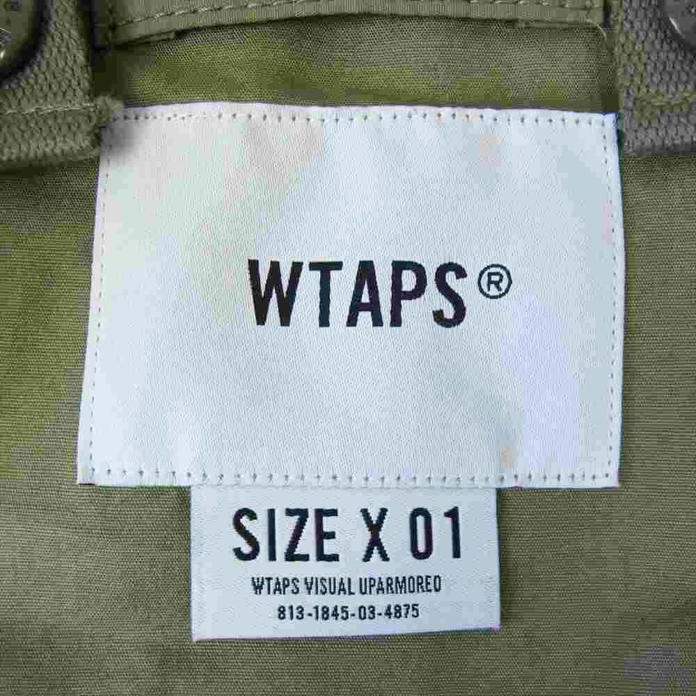 WTAPS ダブルタップス 20SS 201WVDT-JKM01 W51 JACKET.COTTON WEATHER ミリタリー フィッシュテール ミリタリー コート カーキ系 1【極上美品】【中古】