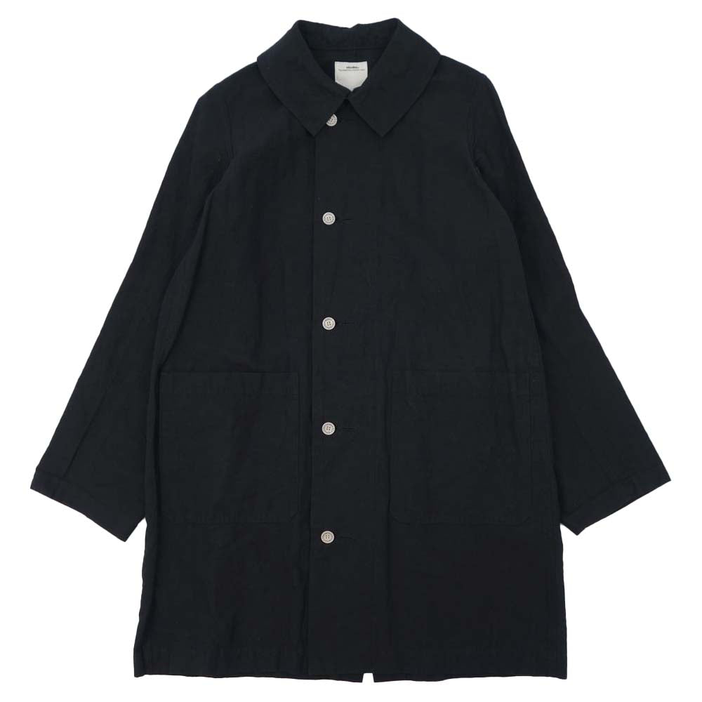VISVIM ビズビム 19SS 118205013016 GREASE MONKEY COAT (C/LI) グリース モンキー コート ブラック系 1【極上美品】【中古】
