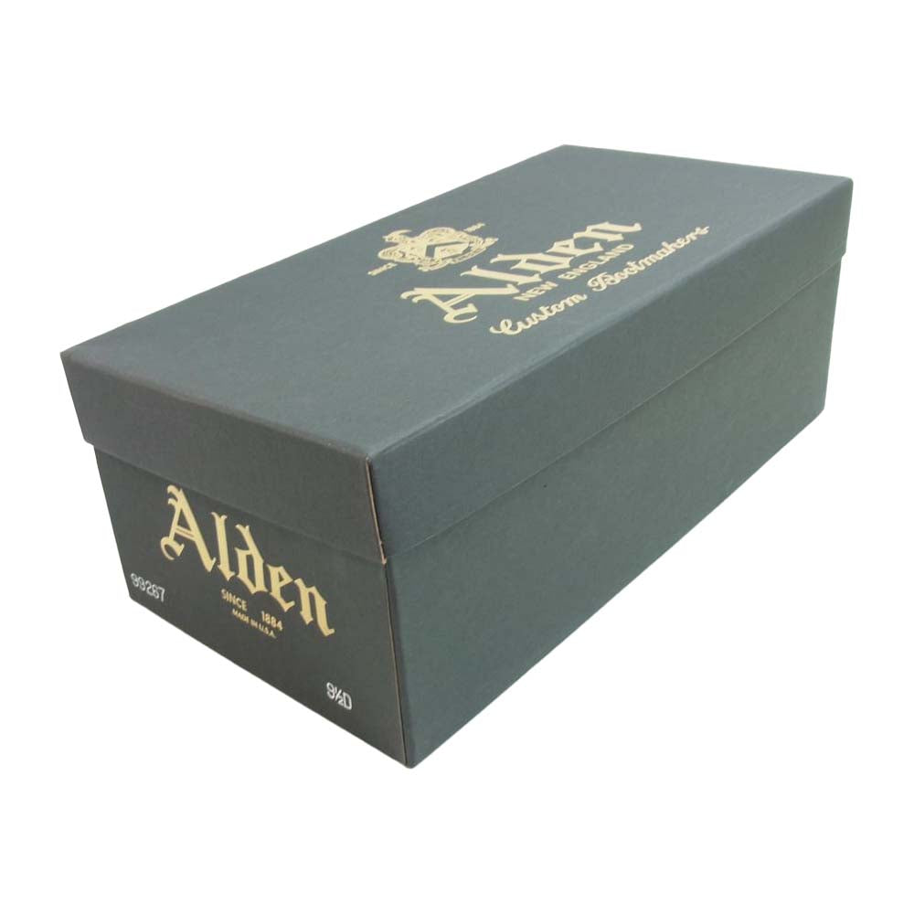 ALDEN オールデン 99267 CALF PENNY LOAFER カーフ ペニー ローファー ブラック系 9 1/2【中古】
