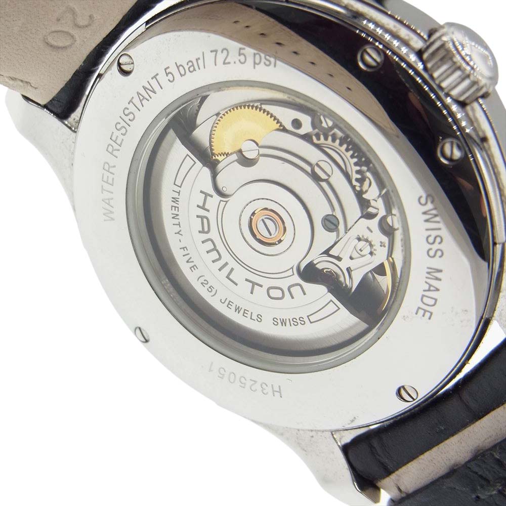 HAMILTON ハミルトン H32505731 ギャラ付 JAZZMASTER Day Date Auto ジャズマスター デイデイト オート 自動巻 腕時計 シルバー系 ブラック系【中古】