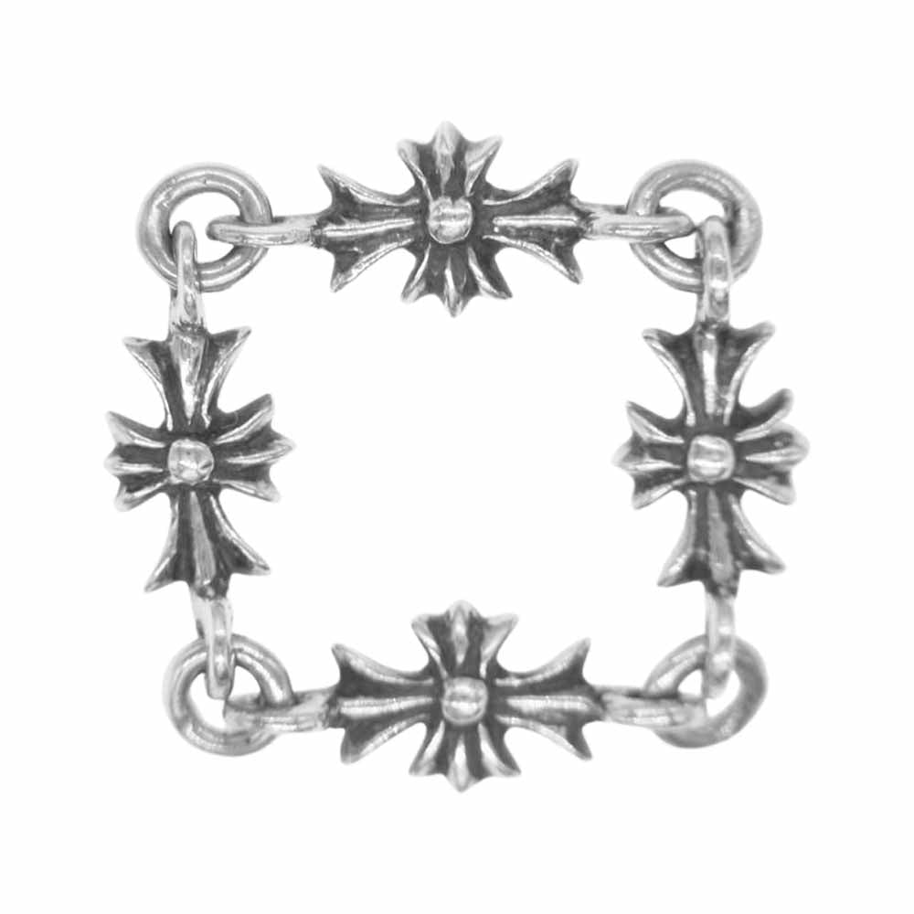CHROME HEARTS クロムハーツ（原本無） タイニーE CHプラス ダイヤ リング シルバー系【中古】