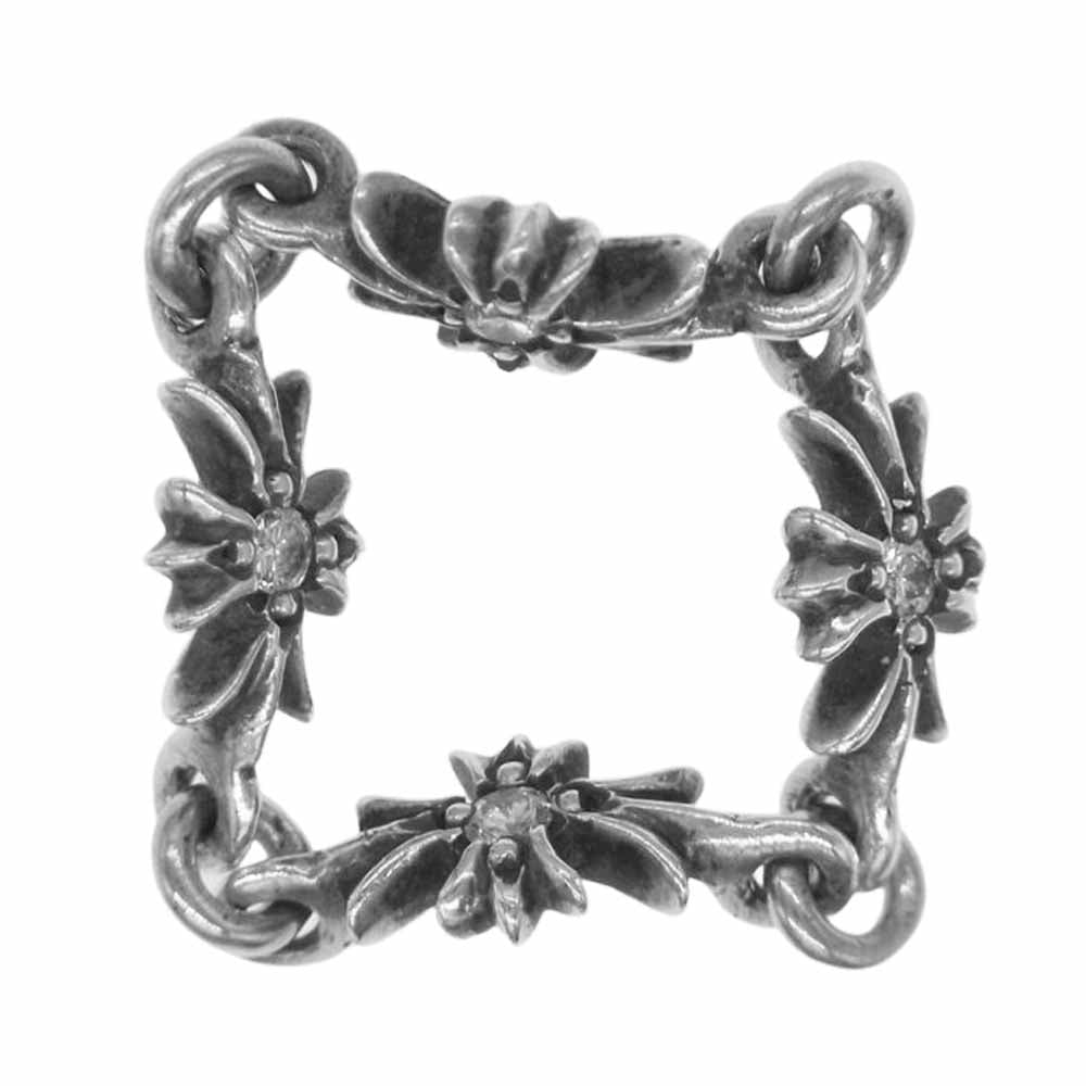 CHROME HEARTS クロムハーツ（原本無） タイニーE CHプラス ダイヤ リング シルバー系【中古】