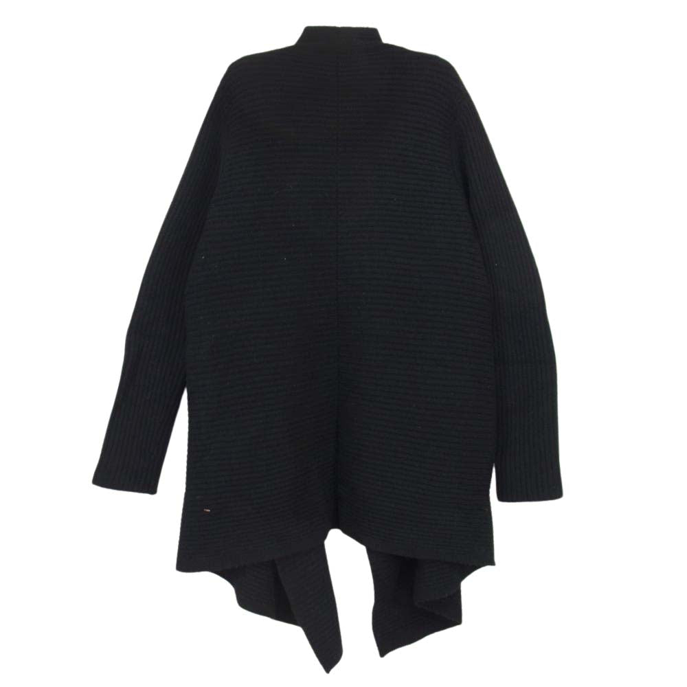 POLO RALPH LAUREN ポロ・ラルフローレン 国内正規品 カシミヤ混 ドレープ カーディガン ブラック系 XS【中古】