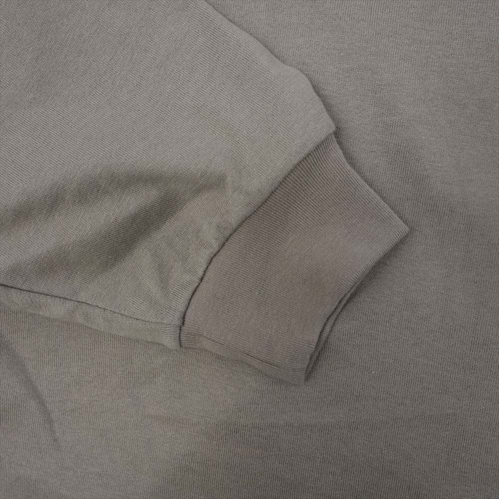 WTAPS ダブルタップス 21AW 212ATDT-CSM22 BLANK 02 / LS / COTTON 反毛生地混紡コットン ロングスリーブ Tシャツ カーキ系 X 02【美品】【中古】