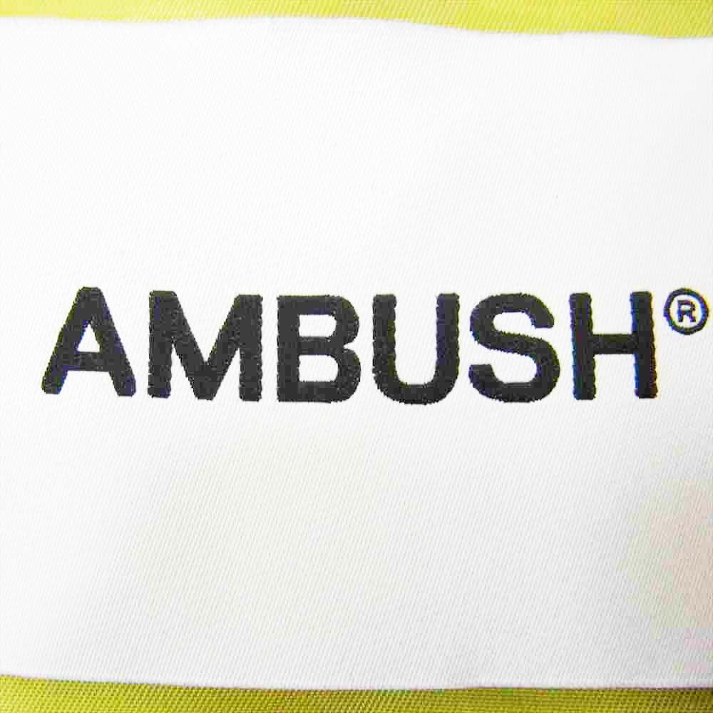 AMBUSH アンブッシュ KIMONO JACKET ナイロンツイル 着物 ジャケット ブラック系 50【美品】【中古】