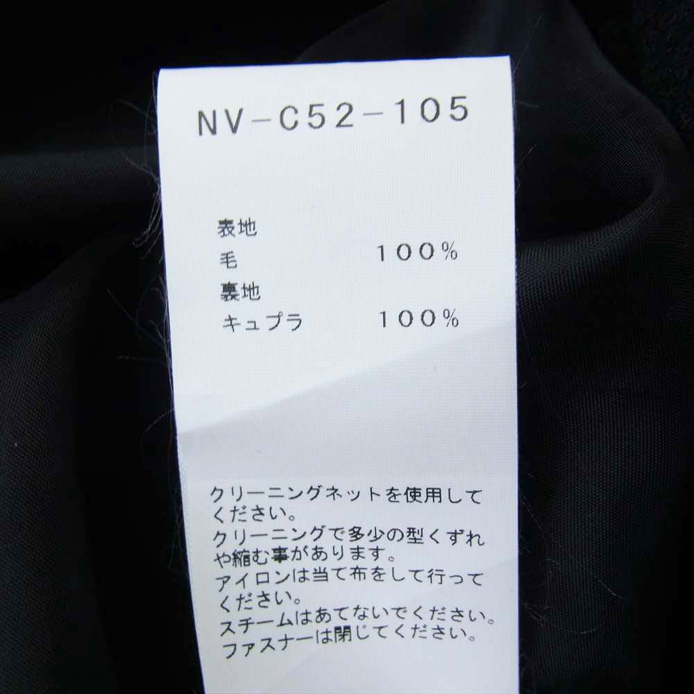 Yohji Yamamoto ヨウジヤマモト B ビー NV-C52-105 18AW Wool Viyella Double Fastener Coat ダブルファスナー メルトン フーデッド コート ブラック系 3【中古】