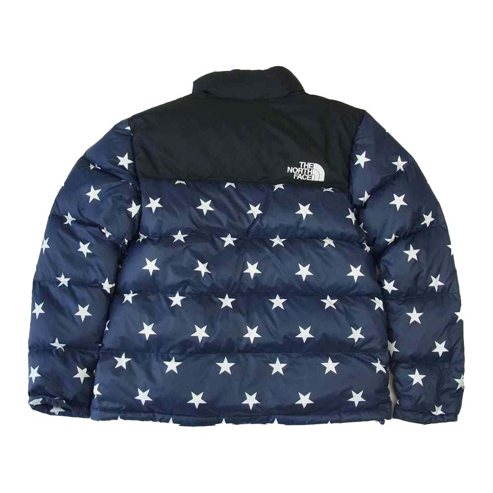 THE NORTH FACE ノースフェイス NF0A3BZ9 海外並行品 International Pack USA Star Nuptse Jacket ヌプシ ダウン ジャケット ネイビー系 L【中古】