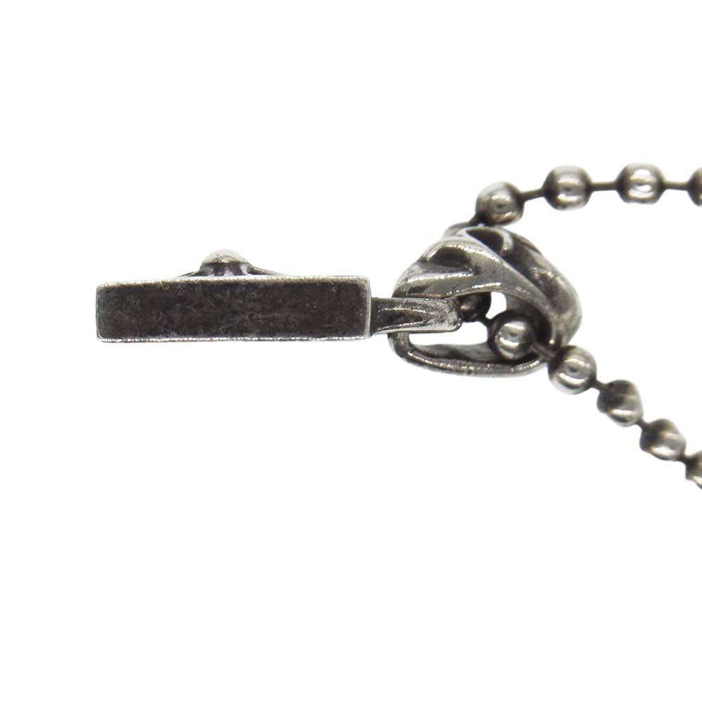 CHROME HEARTS クロムハーツ（原本無） フレームドチャーム CHプラス ボールチェーン ネックレス シルバー系【中古】