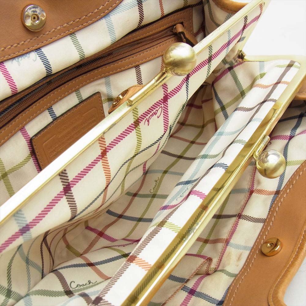 COACH コーチ F12248 エルゴレザー プリーテッド フレームド