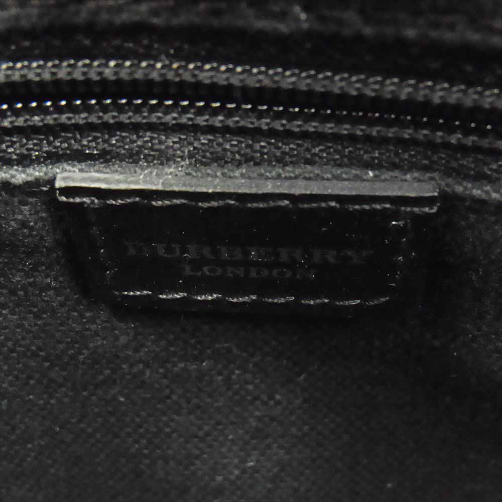 BURBERRY バーバリー LONDON ノヴァチェック ハンドバッグ ベージュ系 レッド系【中古】