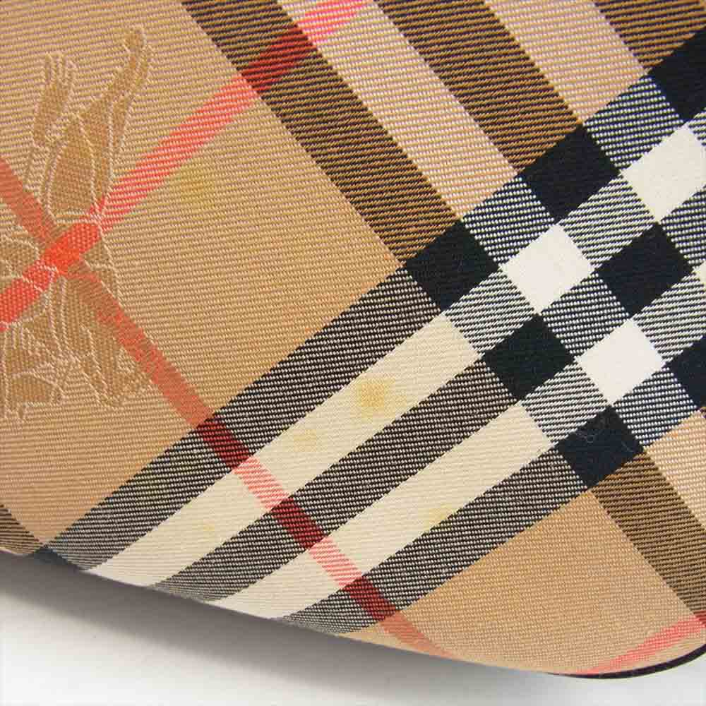 BURBERRY バーバリー ノバチェック 切替 ショルダーバッグ ベージュ系【中古】