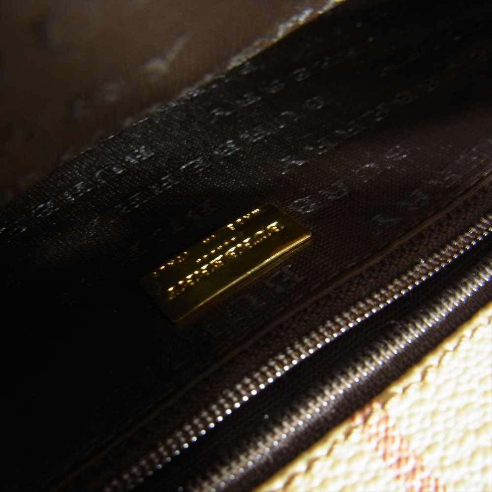 BURBERRY バーバリー LONDON ノバチェック フラップ ショルダーバッグ ブラウン系【中古】