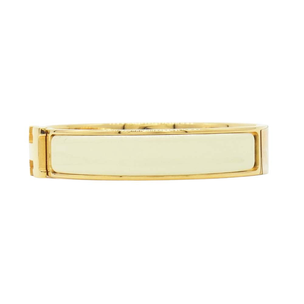 HERMES エルメス クリッククラック E刻印 ゴールド ブレスレット ゴールド系【中古】