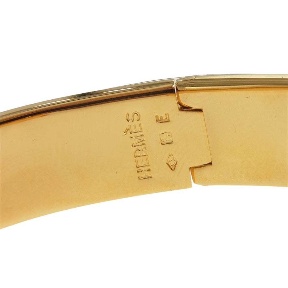 HERMES エルメス クリッククラック E刻印 ゴールド ブレスレット ゴールド系【中古】