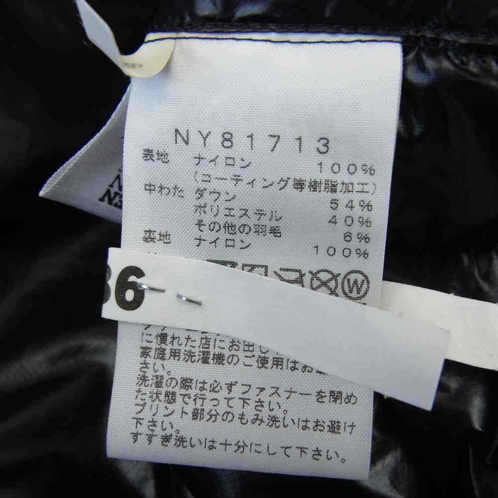 THE NORTH FACE ノースフェイス NY81713 国内正規品 Thunder Roundneck Jacket サンダー ラウンドネック ジャケット ブラック系 XL【中古】