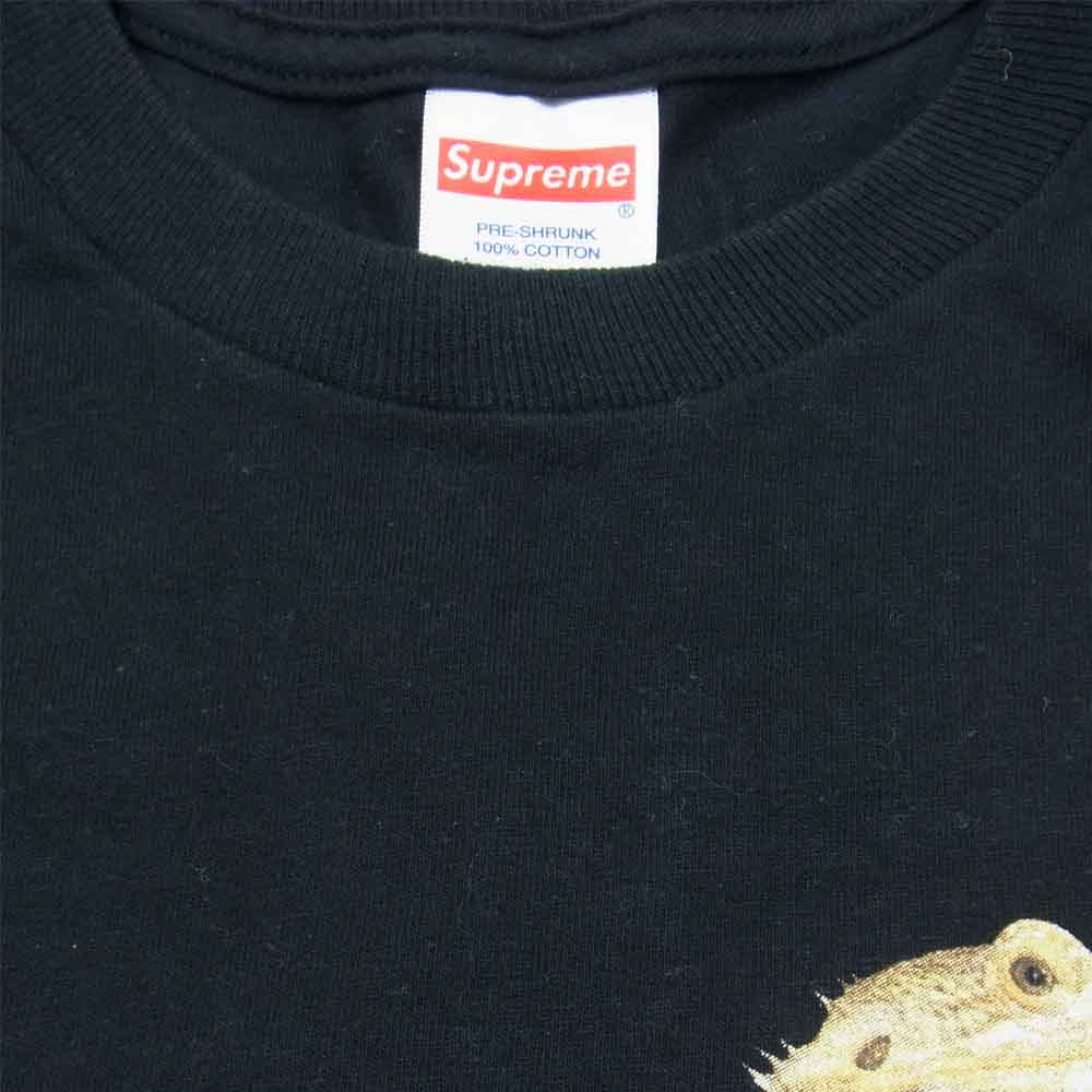Supreme シュプリーム 20SS LIZARD TEE プリント Ｔシャツ ブラック系 L【中古】