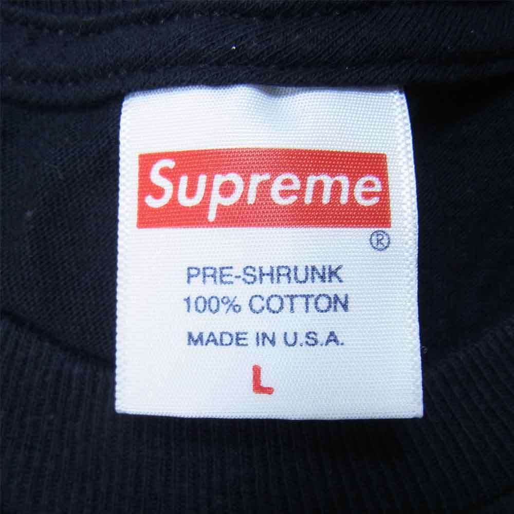 Supreme シュプリーム 20SS LIZARD TEE プリント Ｔシャツ ブラック系 L【中古】